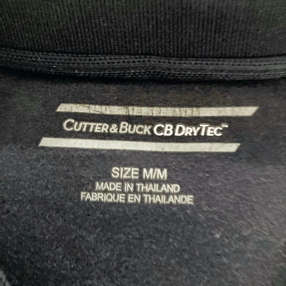 Baltimore Orioles Black Ribbed Polo Shirt Cutter and Buck Men’s Medium - Picture 4 of 8